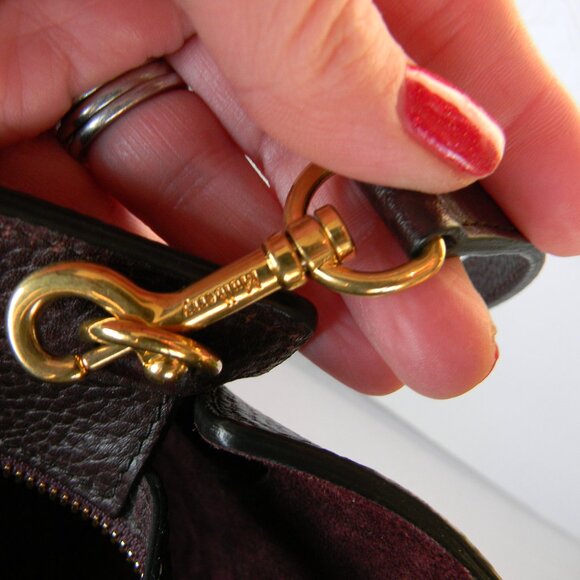 MULBERRY Zipped Bayswater LARGE OXBLOOD/BURGUNDY LEATHER SATCHEL/CROSSBODY - Picture 14 of 14